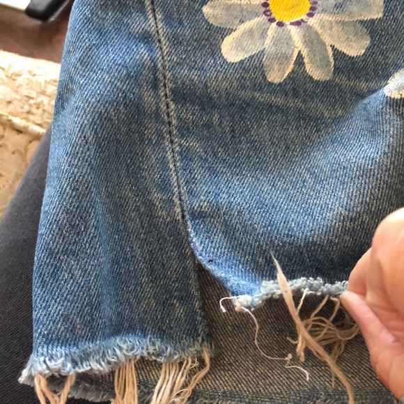 Levi’s 501 button fly cut off shorts size 32 - Picture 6 of 6